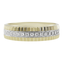 Anillo De Matrimonio Fonelli 10-207062 Oro Amarillo 10k 2mm Delicado Confort-11.5