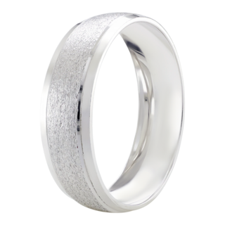 Foto 2 | Foto 2 | Argolla De Matrimonio Fonelli Ar14-b03306 Oro Blanco 14k 6mm Hueca-13