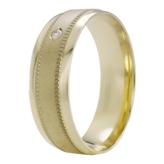 Foto 2 | Foto 2 | Anillo De Matrimonio Fonelli Ar14-100136 Oro Amarillo 14k Comfort 6mm Con Zirconia-8