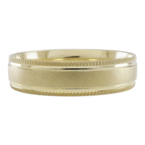 Argolla De Matrimonio Fonelli Ar14-101915 Oro Amarillo 14k 5mm Comfort-9