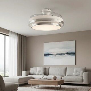 Foto 4 | Foto 4 | Ventilador De Techo Led 72w 3 Tonos Atenuable 6 Veloc Blanco