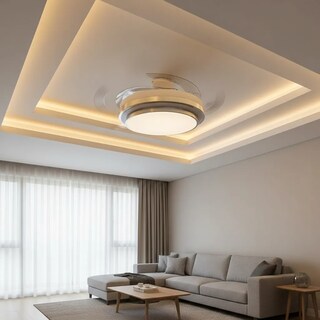 Foto 6 | Foto 6 | Ventilador De Techo Led 72w 3 Tonos Atenuable 6 Veloc Blanco