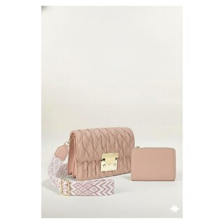 Foto 1 | Foto 1 | Mariconera Para Dama Rosa Diamante Sintetico Mini Andalucia Nueva Imagen