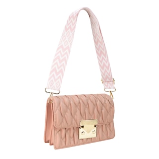 Foto 2 | Foto 2 | Mariconera Para Dama Rosa Diamante Sintetico Mini Andalucia Nueva Imagen