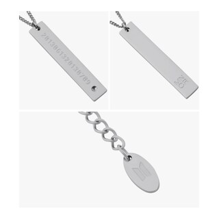 Foto 2 | Foto 2 | Collar Cadena Bts Mncr 003 Sv Oficial Plateado