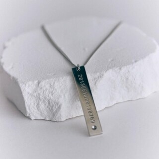 Foto 3 | Foto 3 | Collar Cadena Bts Mncr 003 Sv Oficial Plateado