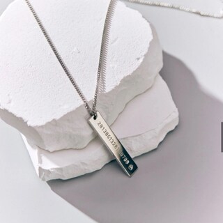 Foto 4 | Foto 4 | Collar Cadena Bts Mncr 003 Sv Oficial Plateado