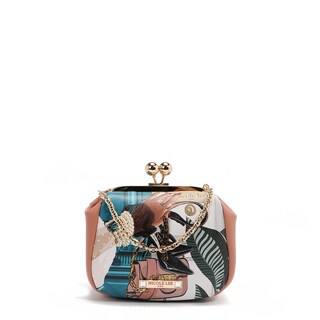 Foto 1 | Foto 1 | Monedero Nicole Lee Rosa Crossbody Ligera Prints Emotion Ss26
