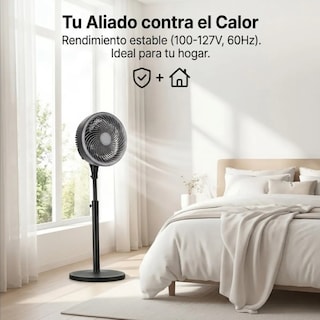 Foto 3 | Foto 3 | Ventilador De Pie Cm-top 3 Velocidades Altura Ajustable Con Oscilación