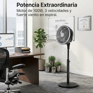 Foto 6 | Foto 6 | Ventilador De Pie Cm-top 3 Velocidades Altura Ajustable Con Oscilación