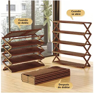 Foto 4 | Foto 4 | Zapatera 6 Piso Organizador Eo Safe Imports Esi-24653 Cafe