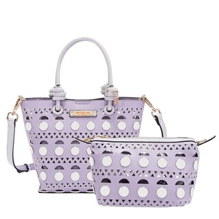 Foto 1 | Foto 1 | Set De 2 Piezas Nicole Lee Lavanda Bolsa Tote Y Crossbody Ss26