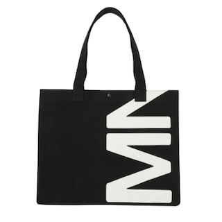 Foto 1 | Foto 1 | 25 Mncr Tote Bag 002 Bk F - Tote Bag Oficial Bts Diseño Minimalista Negro