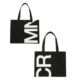 Foto 2 | Foto 2 | 25 Mncr Tote Bag 002 Bk F - Tote Bag Oficial Bts Diseño Minimalista Negro