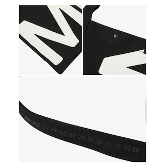 Foto 3 | Foto 3 | 25 Mncr Tote Bag 002 Bk F - Tote Bag Oficial Bts Diseño Minimalista Negro