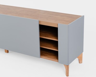 Foto 4 | Foto 4 | Mueble Mesa Para Tv Betim Gris Loomber