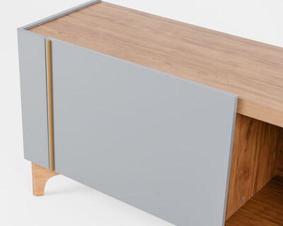 Foto 5 | Foto 5 | Mueble Mesa Para Tv Betim Gris Loomber