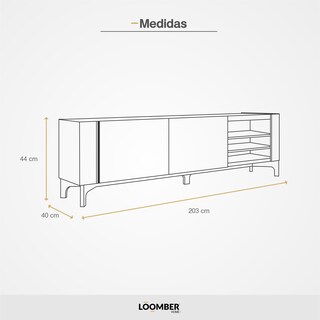 Foto 6 | Foto 6 | Mueble Mesa Para Tv Betim Gris Loomber
