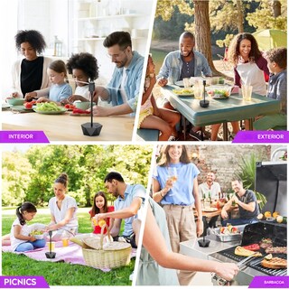 Foto 4 | Foto 4 | Trampa Eléctrica Para Moscas Y Mosquitos Recargable Base Con Luz Uv