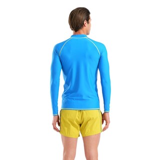 Foto 2 | Foto 2 | Rashguard Arena Graphic Manga Larga Para Hombre Azul