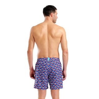 Foto 2 | Foto 2 | Short De Playa Arena Water Prints Allover Para Hombre Azul Marino