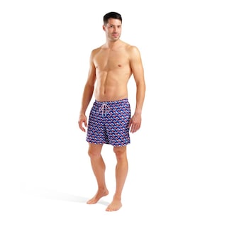 Foto 3 | Foto 3 | Short De Playa Arena Water Prints Allover Para Hombre Azul Marino