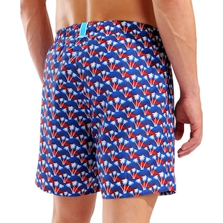 Foto 5 | Foto 5 | Short De Playa Arena Water Prints Allover Para Hombre Azul Marino