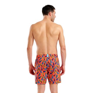 Foto 2 | Foto 2 | Short De Playa Arena Water Prints Allover Para Hombre Naranja