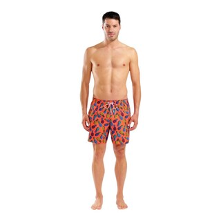 Foto 3 | Foto 3 | Short De Playa Arena Water Prints Allover Para Hombre Naranja