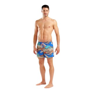 Foto 3 | Foto 3 | Short Arena Water Prints Allover Para Hombre Multicolor