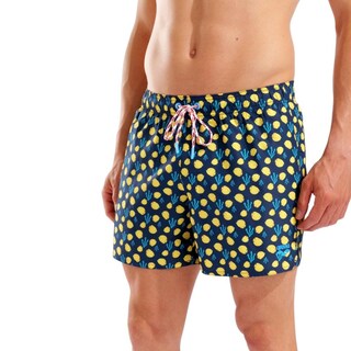 Foto 4 | Foto 4 | Short Arena Water Prints Allover Para Hombre Azul Marino
