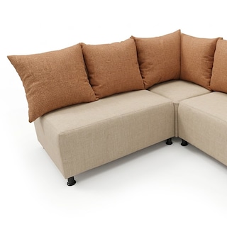 Foto 2 | Foto 2 | Sala Chica Esquinera Pequeña Estancia Beige Vite Reinicia 21 Muebles