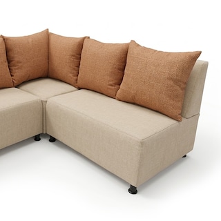 Foto 4 | Foto 4 | Sala Chica Esquinera Pequeña Estancia Beige Vite Reinicia 21 Muebles