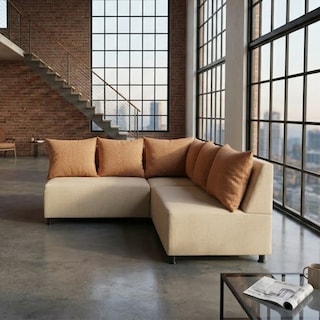 Foto 5 | Foto 5 | Sala Chica Esquinera Pequeña Estancia Beige Vite Reinicia 21 Muebles