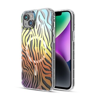 Foto 1 | Foto 1 | Funda Case Mybat Mood Mag Para Iphone 16e Y 14 - Zebra