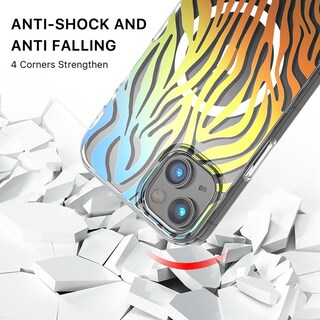 Foto 3 | Foto 3 | Funda Case Mybat Mood Mag Para Iphone 16e Y 14 - Zebra