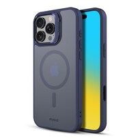 Funda Case Mybat Inframe Mag Para Iphone 16 Pro Max - Azul Transp