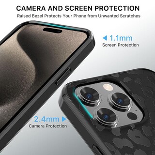 Foto 5 | Foto 5 | Funda Case Mybat Mood Mag Para Iphone 15 Pro Max - Neg Leopardo