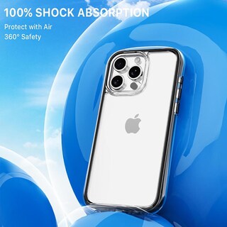 Foto 6 | Foto 6 | Funda Case Mybat Airfilled Para Iphone 15 Pro Max - Negra Transparente