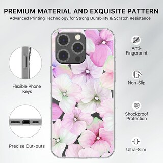 Foto 6 | Foto 6 | Funda Case Mybat Mood Mag Para Iphone 15 Pro Max - Flores