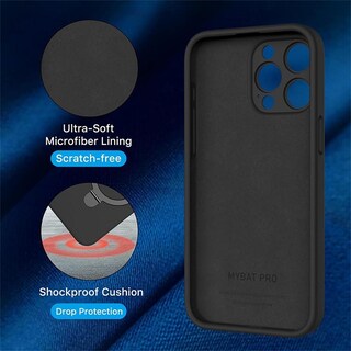 Foto 7 | Foto 7 | Funda Case Mybat Sleekfit Para Iphone 15 Pro Max Negra
