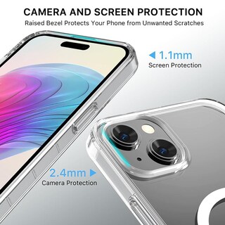 Foto 4 | Foto 4 | Funda Case Mybat Mood Mag Para Iphone 15 - Transparente