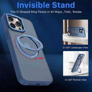 Foto 3 | Foto 3 | Funda Case Mybat Shade Mag Para Iphone 15 Pro Max - Azul