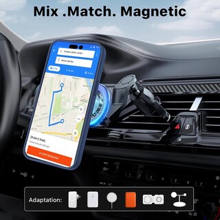 Foto 5 | Foto 5 | Funda Case Mybat Shade Mag Para Iphone 15 Pro Max - Azul