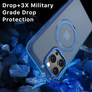 Foto 6 | Foto 6 | Funda Case Mybat Shade Mag Para Iphone 15 Pro Max - Azul