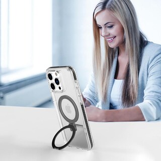 Foto 8 | Foto 8 | Funda Case Mybat Lure Mag Para Iphone 15 Pro Max - Negra Transp