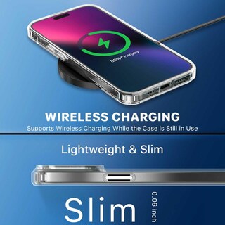 Foto 5 | Foto 5 | Funda Case Mybat Gummy Para Iphone 15 Plus - Transparente