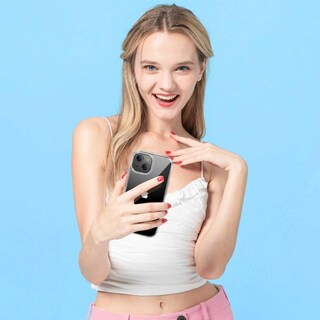 Foto 6 | Foto 6 | Funda Case Mybat Gummy Para Iphone 15 Plus - Transparente