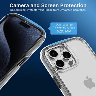 Foto 5 | Foto 5 | Funda Case Mybat Airfilled Para Iphone 15 Pro Max - Tatanio Transparente