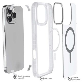 Foto 8 | Foto 8 | Funda Ghostek Covert Para Iphone 16 Pro Translucida Mate
